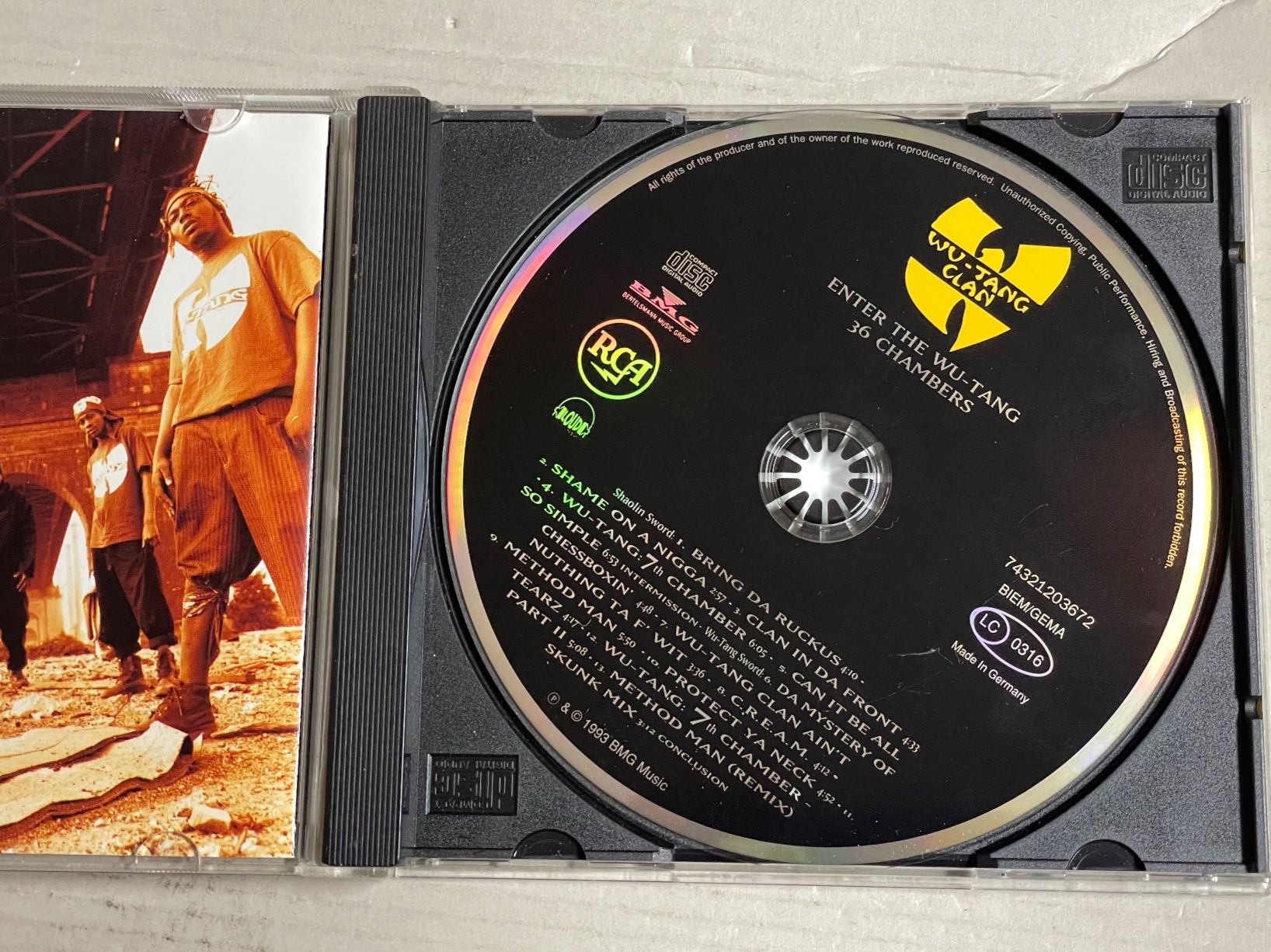CD: Enter The Wu Tang Clan - 36 Chambers – Usato da Muri b. Bern venduto da AdidasCollector 2