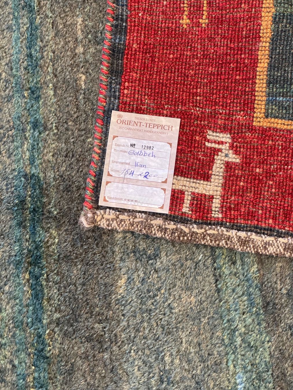 Gabbeh Teppiche: Originaler Gabbeh Orientteppich – Neu (gemäss Beschreibung) aus Liestal von galerie_nategh 6