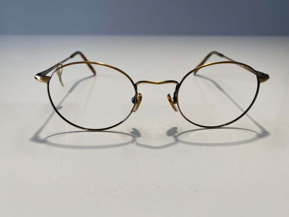 Lunettes MOZART by NEOSTYLE 1341 TITAN Or Bronze Démi Monture Neuf