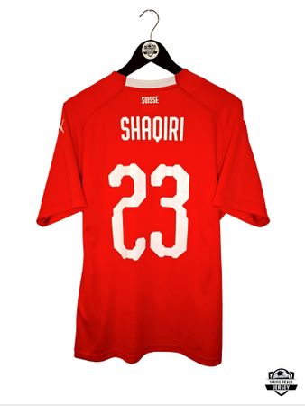 SHAQIRI #23 Original Switzerland 2018-20 Home Trikot
