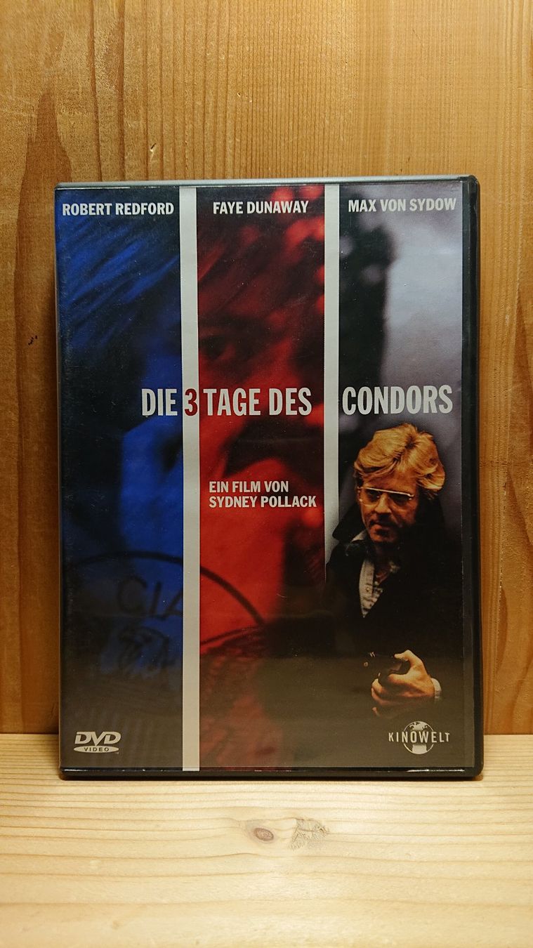 Tutti i DVDs: DIE 3 TAGE DES CONDORS DVD mit Robert Redford – Usato da Wilderswil venduto da Exebub
