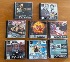 Acht PlayStation 1 Spiele