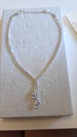 Elegante Damen Halskette mit Strass - Neu & ungetragen! (53)