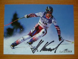 HANS KNAUSS (AUT) SKISTAR AUTOGRAMMKARTE