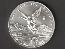 Mexico 1 Unze Silber 2002