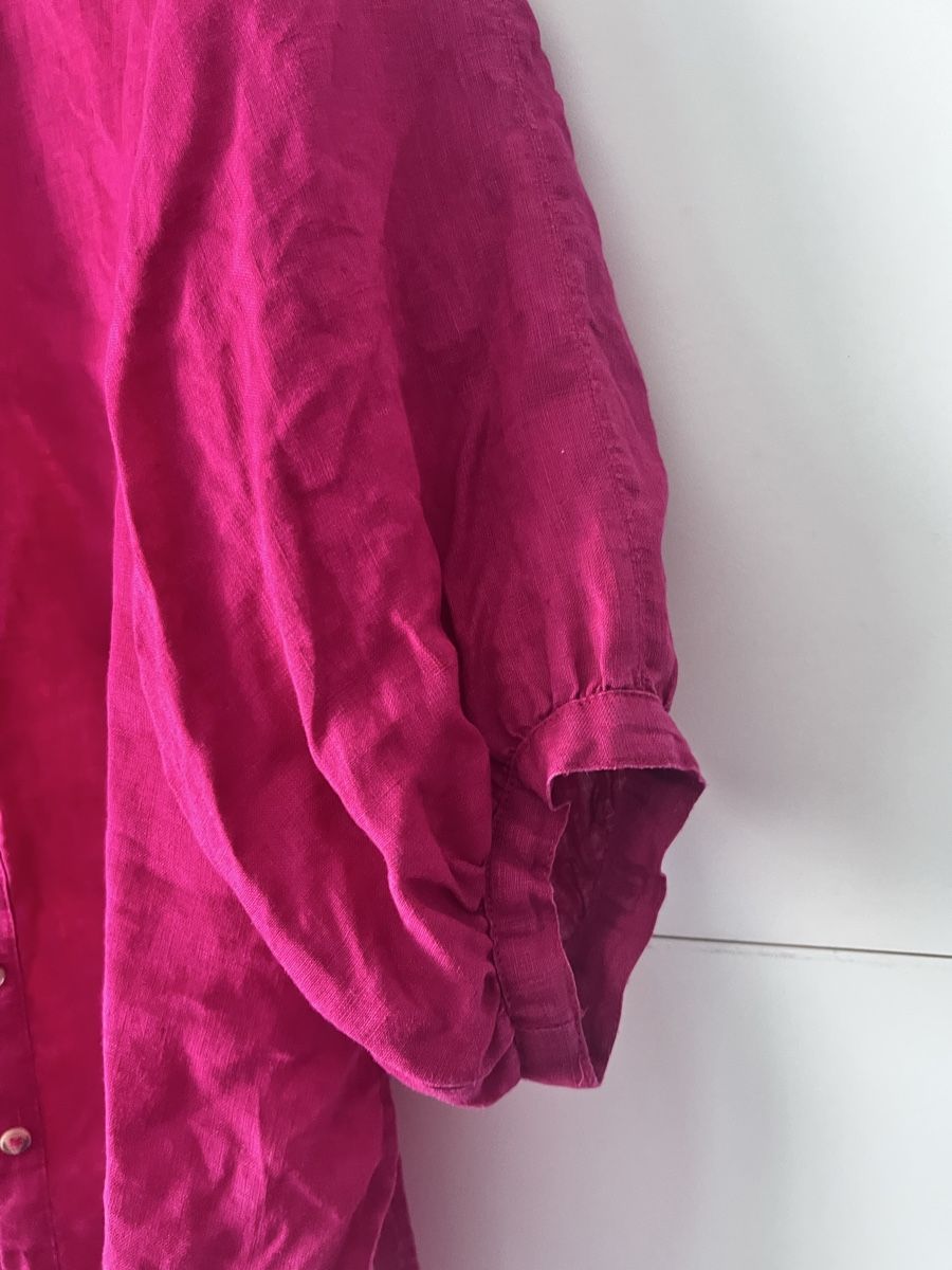Blusen: GERRY WEBER Bluse Grösse 38 pink Leinen  – Gebraucht aus Unterterzen von syllalex 1