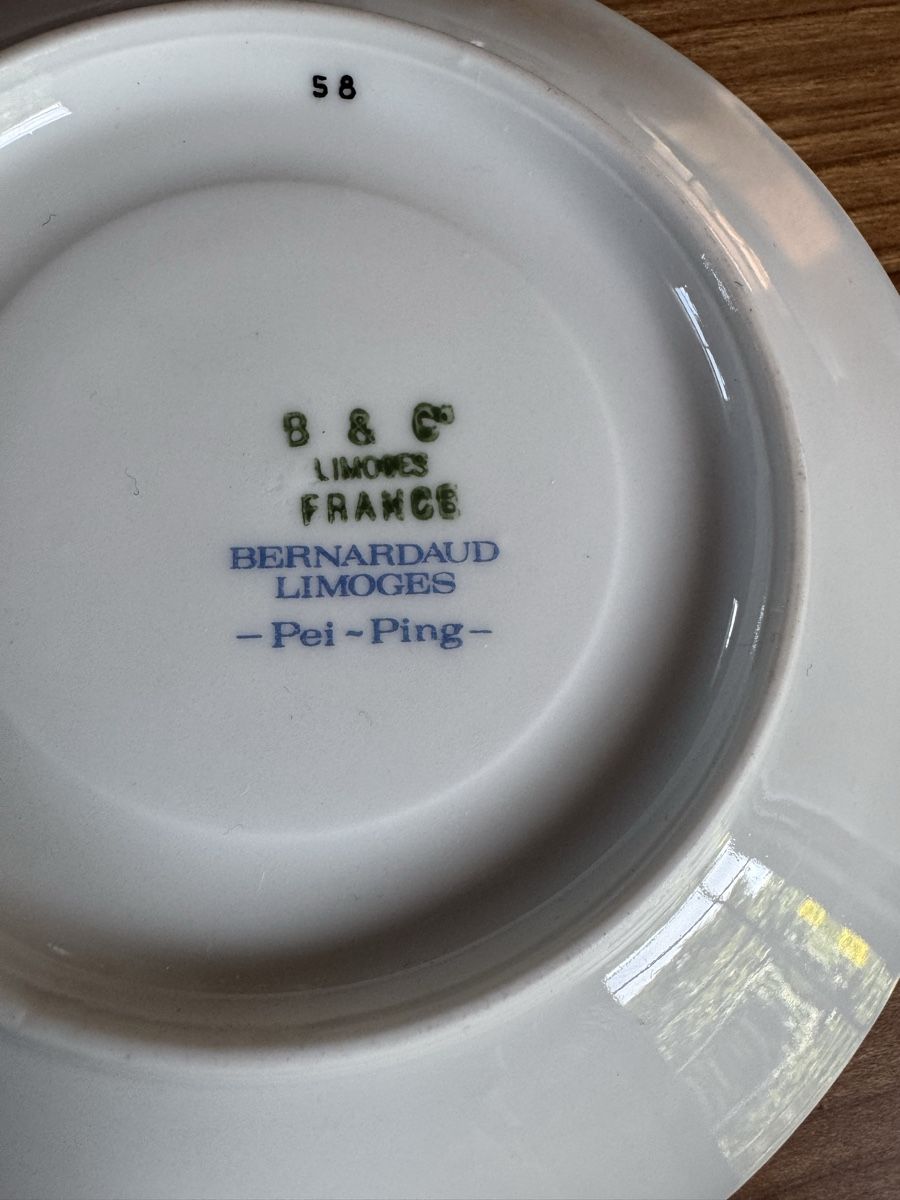 Tazze: Limoges Teetasse Pei Ping Asiatisch Blumen – Usato da Therwil venduto da rowe-spezial 6