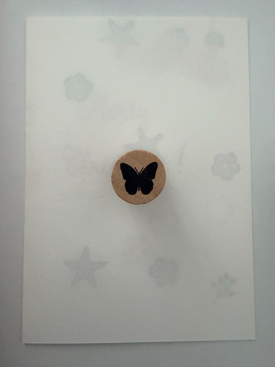Timbri: Rubber Stamp Butterfly Crafting scrapbooking – Usato da Thun venduto da dar_fz6y