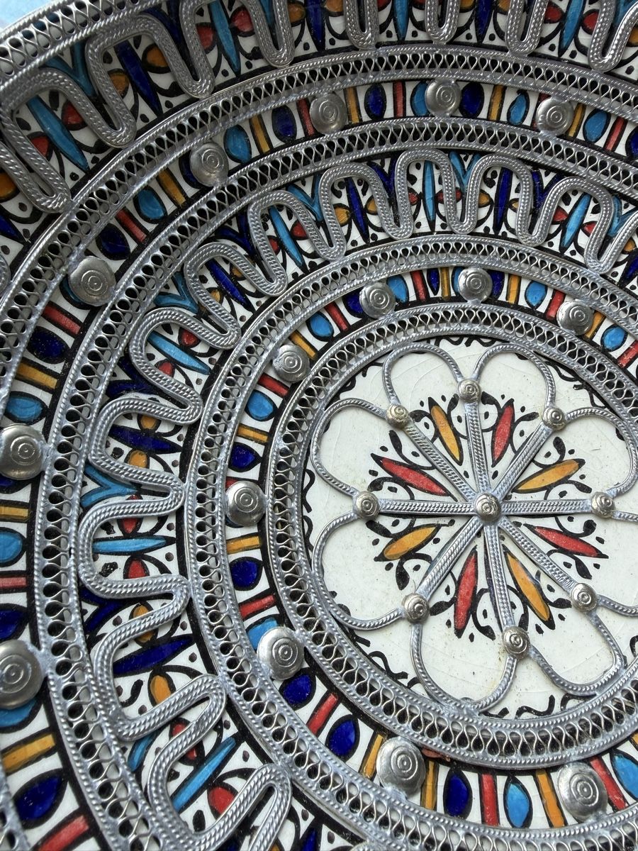 Teller: Dekorative Schale aus Marrakech   – Gebraucht aus Zürich von Kluxus 2