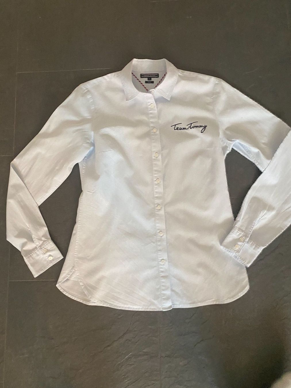 Tommy Hilfiger Camicette: TOMMY HILFIGER Bluse hellblau Gr. 36 – Usato da Bonstetten venduto da VCLS