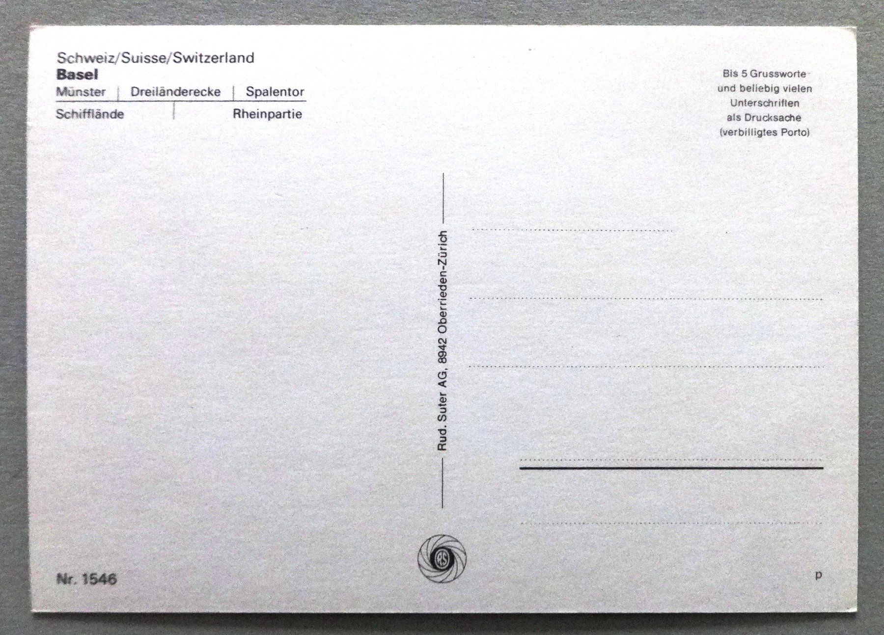Cartes postales: Basel – D'occasion à Fétigny par Billy2miny 1