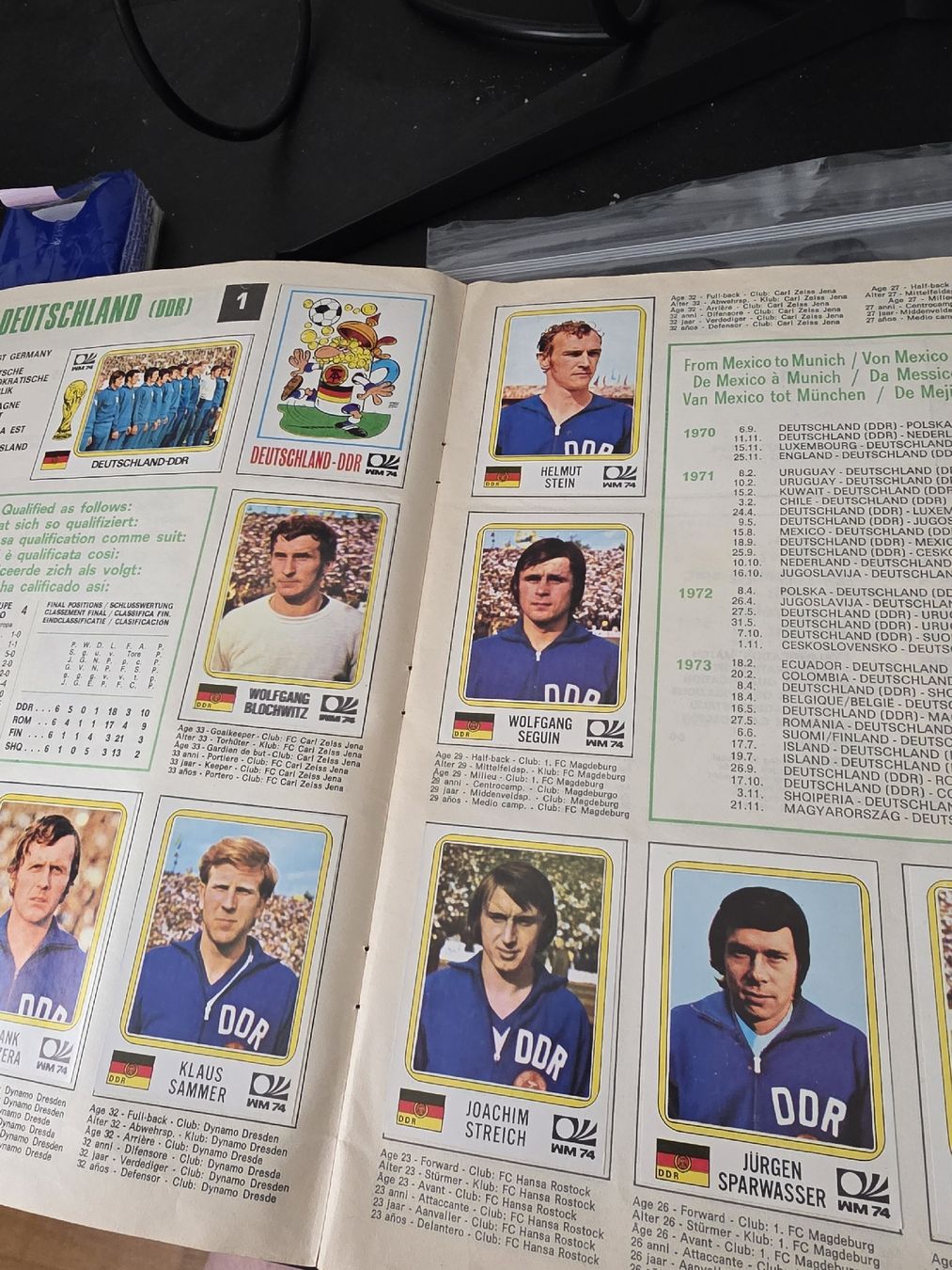 Bücher: Panini WM Buch 1974 – Gebraucht aus Luterbach von Aiolos_ 2