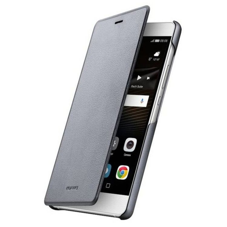 Huawei P9 Lite Flip Cover Grau Acheter Sur Ricardo