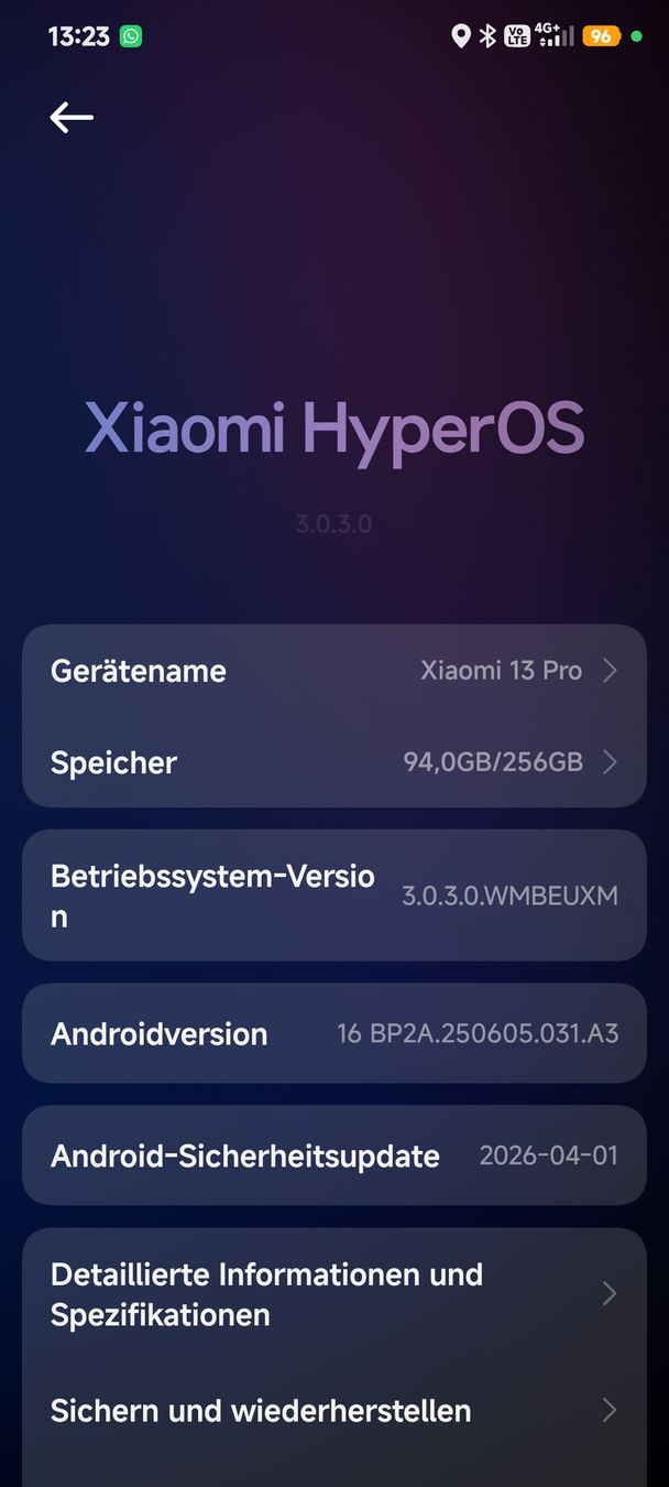 Xiaomi Telefoni cellulari / Smartphones: XIAOMI MI 13 PRO 256GB – Usato da Romanshorn venduto da Tatu114 4