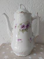 Porzellan Kaffeekanne Anemone Dekor
