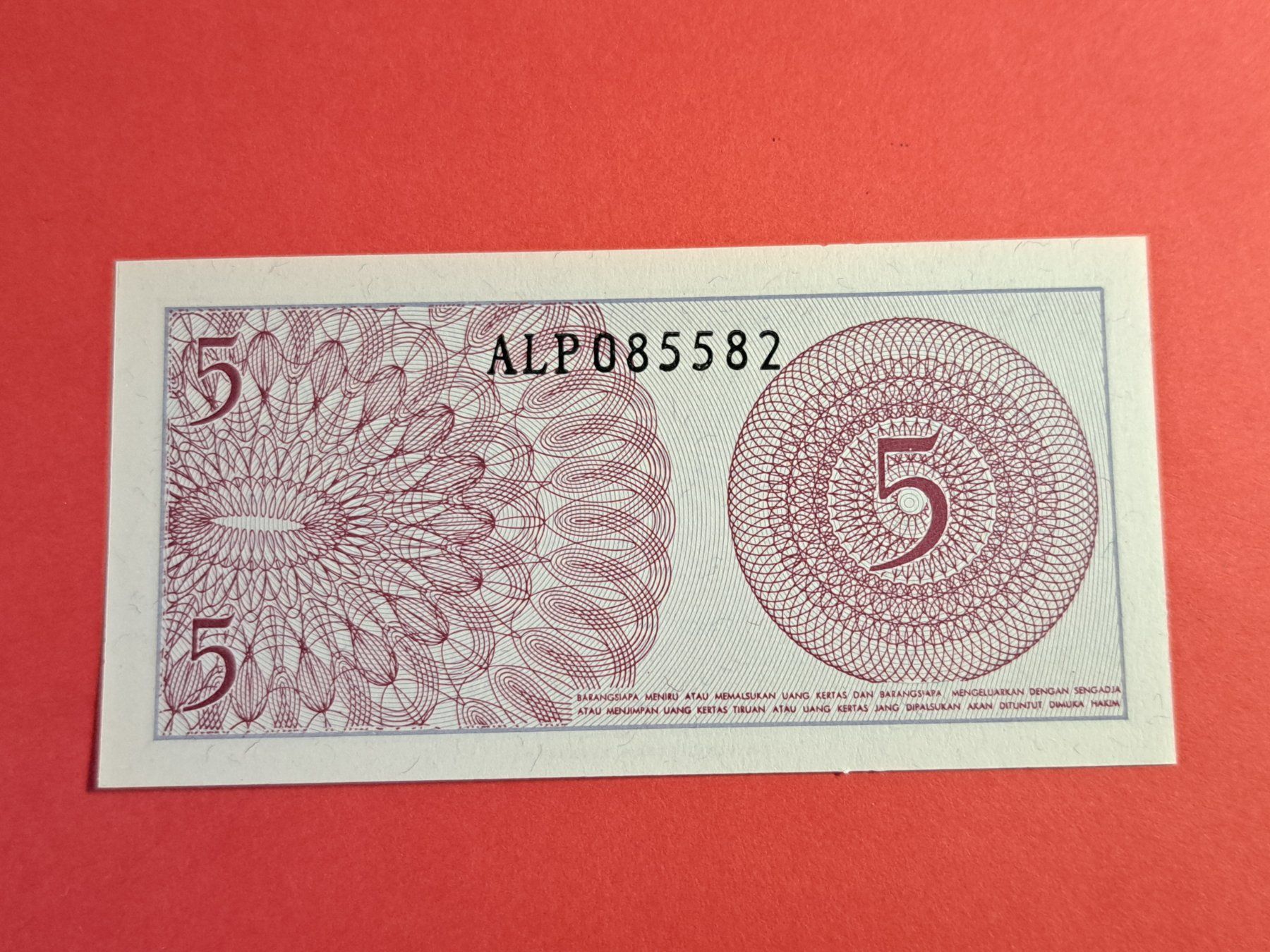 Banconote: INDONESIEN - 1 & 5 & 10 Sen 1964 UNC – Nuovo (secondo la descrizione) da Wichtrach venduto da LuckyLuke69 4