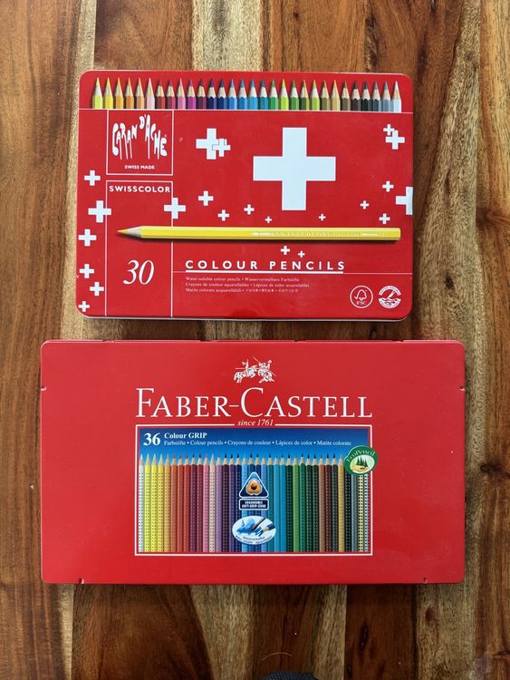 Faber-Castell Polychromos Matite Artistiche – Astuccio Metallico Da 36 + 12 Castell 9000, Ideali Per Artisti E Hobbisti - 3