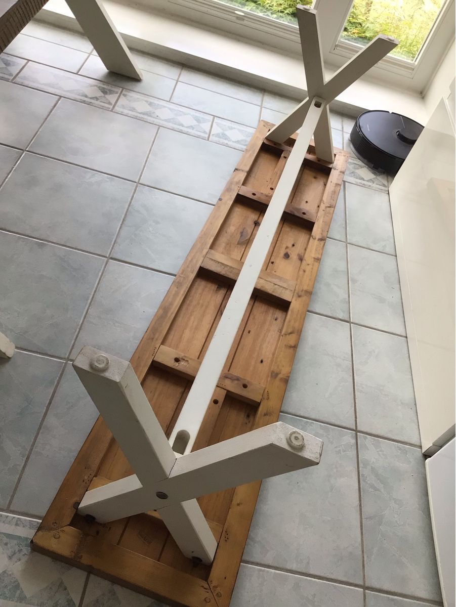 Set di tavolo e panche:  Holztisch mit 2 Bänken – Usato da Hochfelden venduto da terrass 3