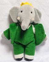 Seltene Vintage Plüsch Figur BABAR König Babar Elefant