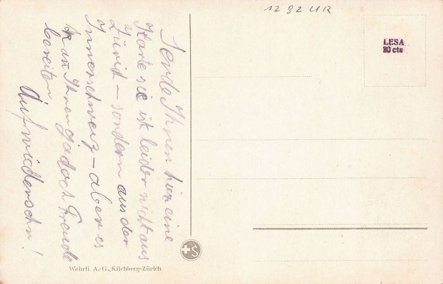 Ansichtskarten: Vogelschau-AK Seelisberg, um 1920 – Gebraucht aus Frauenfeld von POML 1