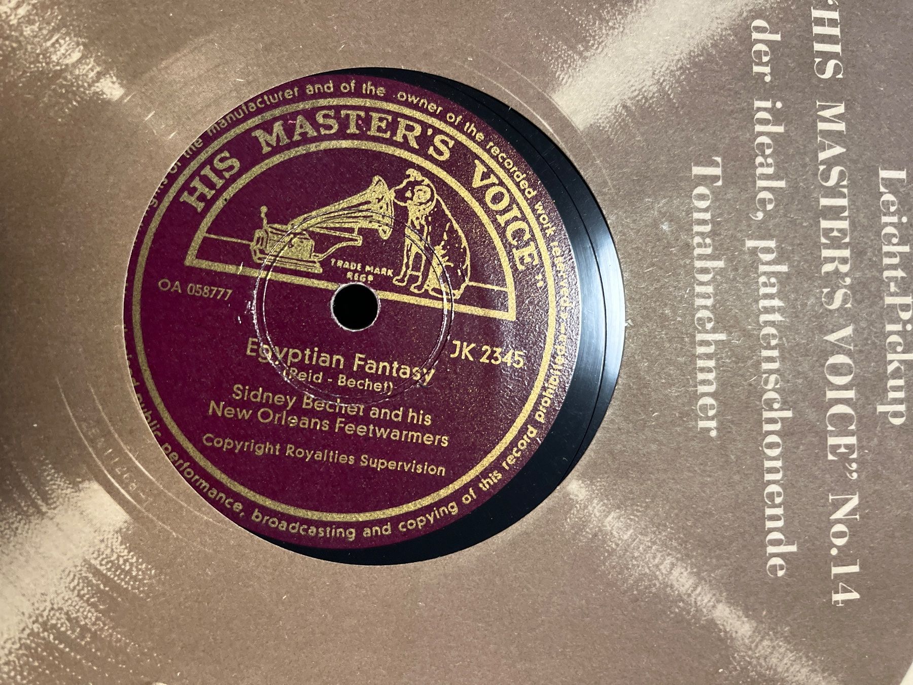 Schallplatten: Schellackplatten Konvolut (4 Platten) – Gebraucht aus Hätzingen von pflanzan222 7