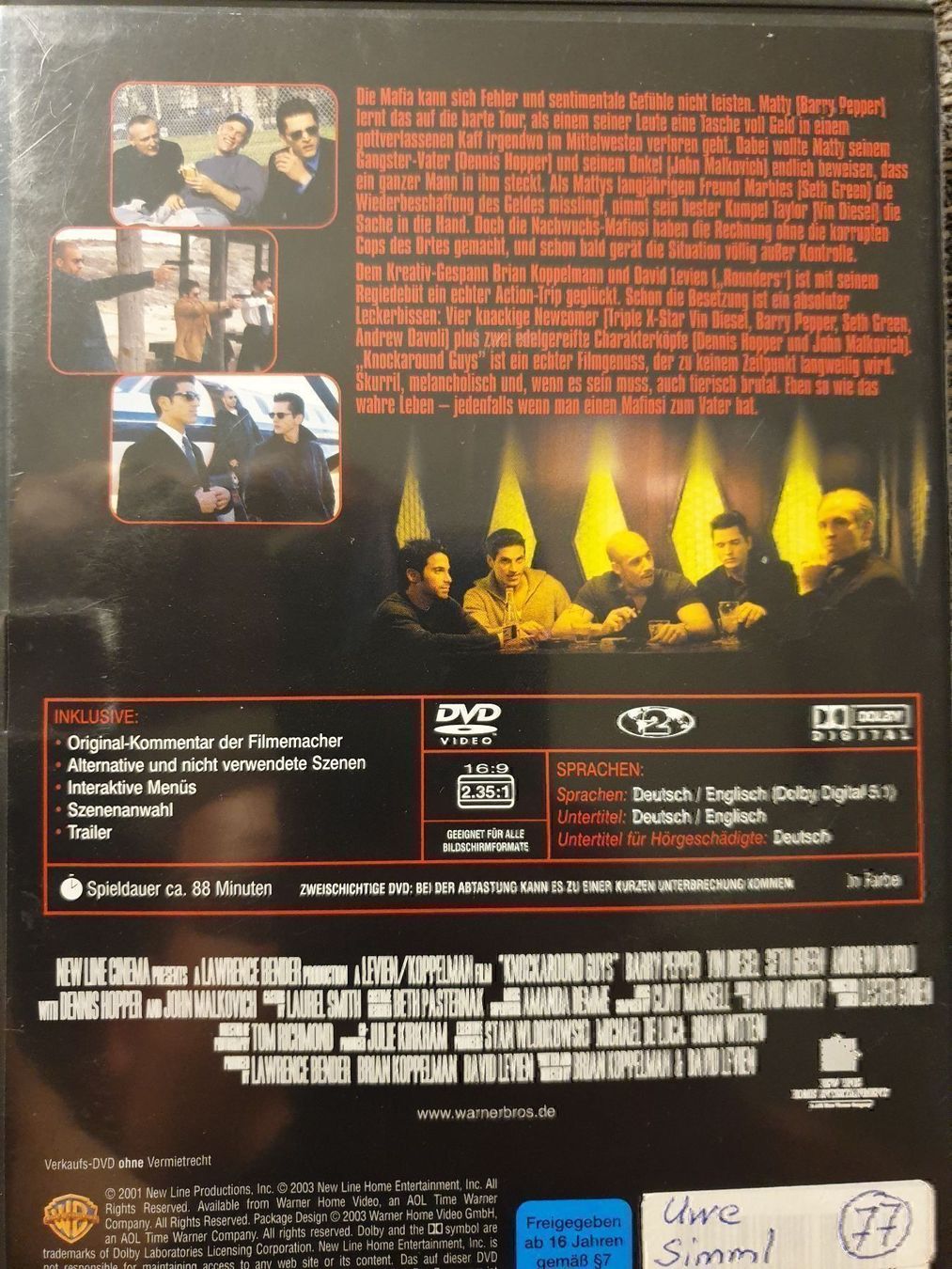Tutti i DVDs: DVD Knockaround Guys – Usato da Felben-Wellhausen venduto da Brummbaer90 1