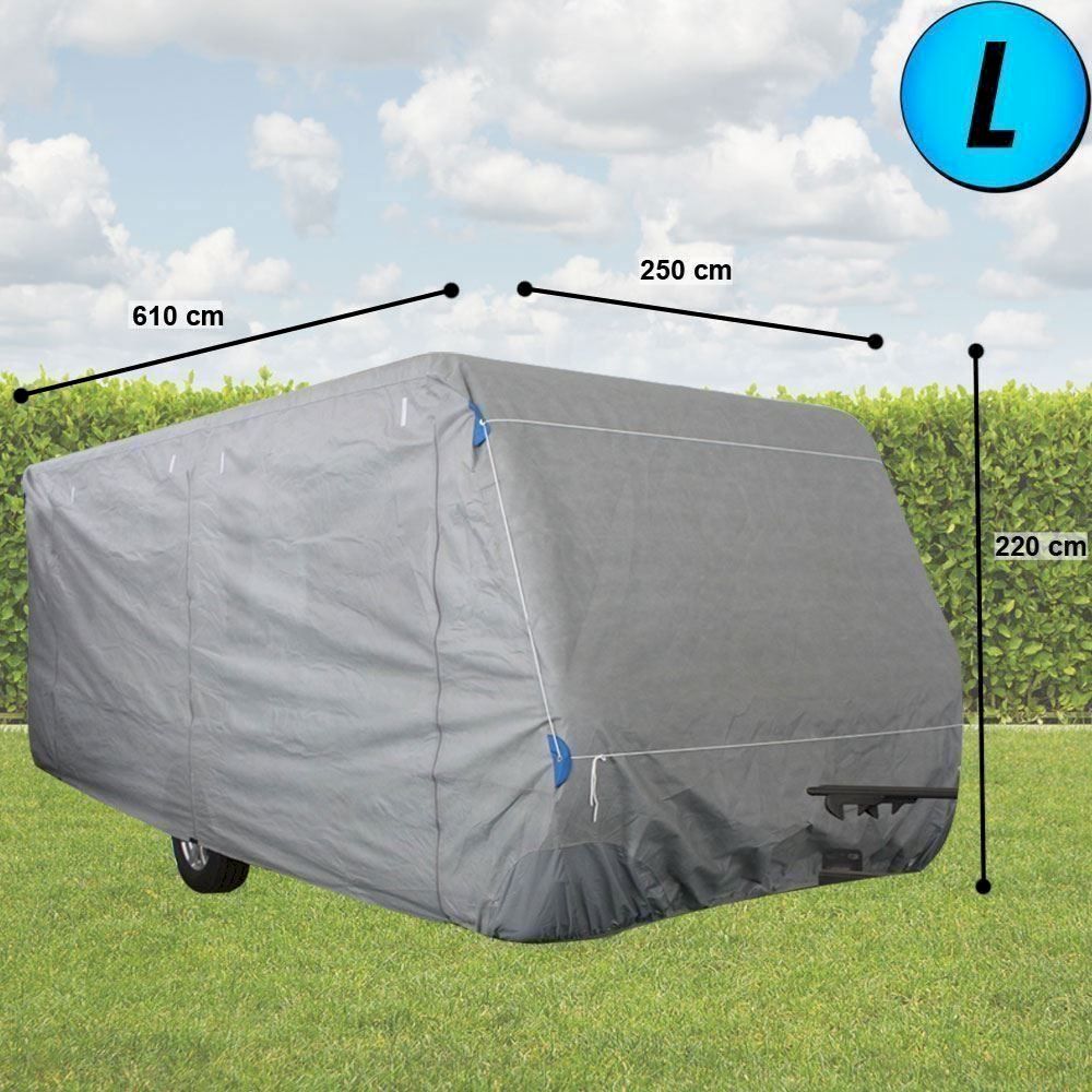 Dethleffs Véhicules de camping: Garden Pleasure Wohnwagen-Abdeckplane L – Neuf avec emballage d'origine à Bottighofen par zaap 2