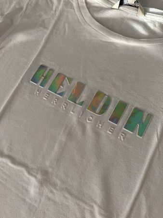 T-Shirt Herrlicher XS weiss - fast wie neu