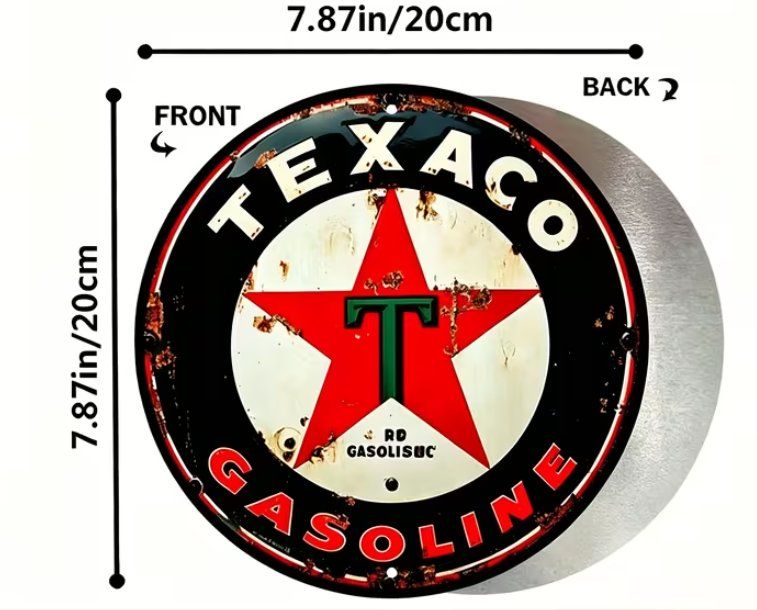 Texaco Insegne: Aluminium Schild "TEXACO" – Nuovo e nell'imballaggio originale da Gerlafingen venduto da Tsuru 1