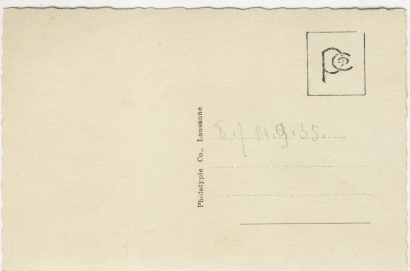 Cartoline postali: Vevey Corseaux Plage - 1935 – Usato da Kirchberg BE venduto da Mgh 2