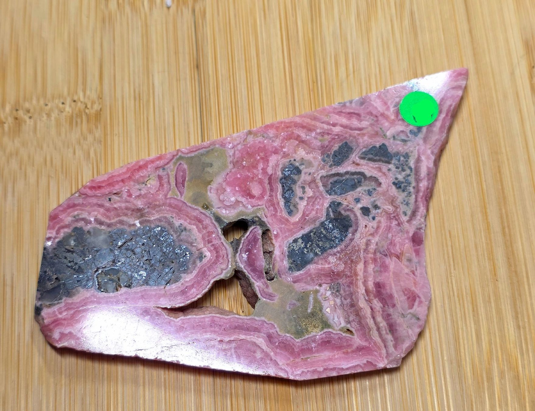 Minerali & Pietre curative: Rhodochrosit Scheibe 70.4g – Nuovo e nell'imballaggio originale da Matzingen venduto da Shay_Crystalz 1