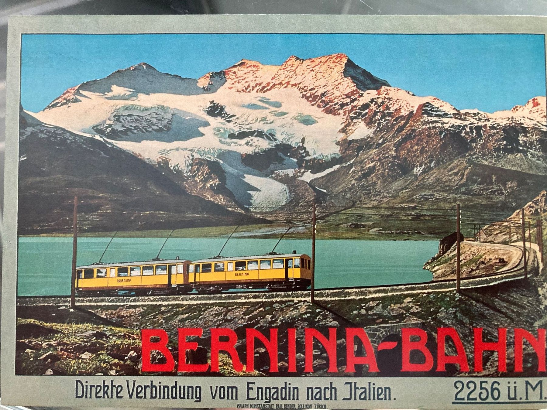 Ansichtskarten: Bernina Bahn AK – Neu (gemäss Beschreibung) aus Zürich von kostbares