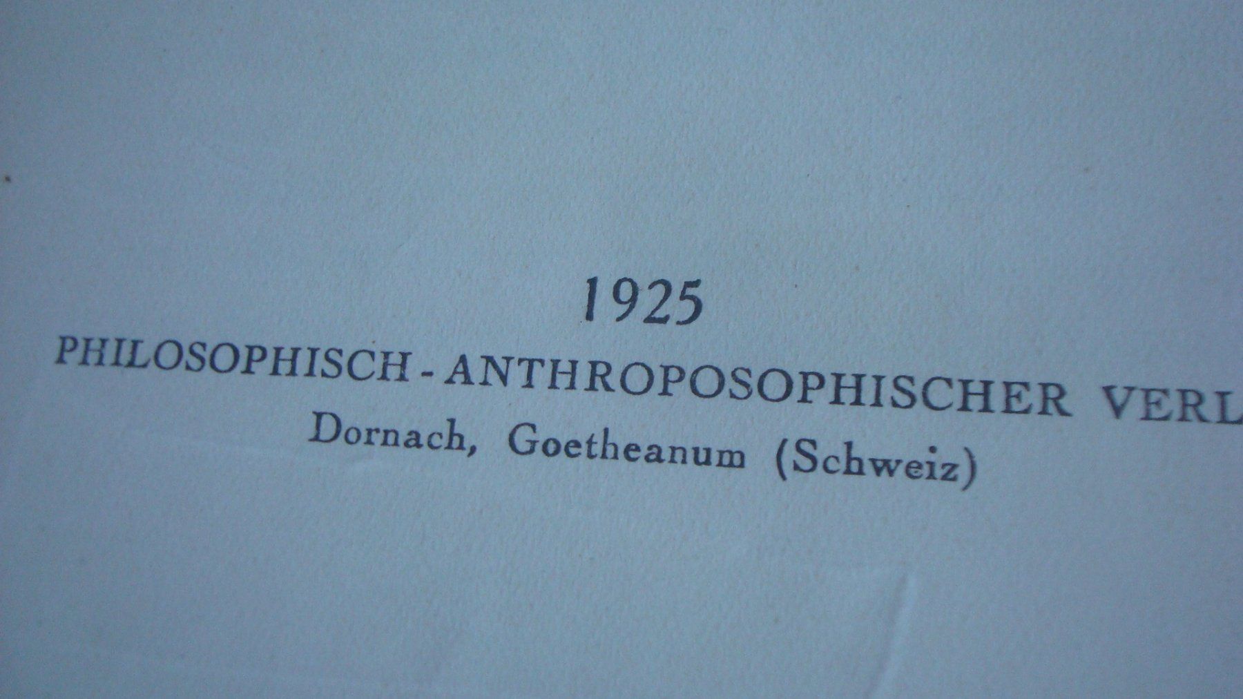 Libri: Rudolf Steiner "Wahrspruchworte" Leinen 1925 – Usato da Münchenstein venduto da Pesci6 2