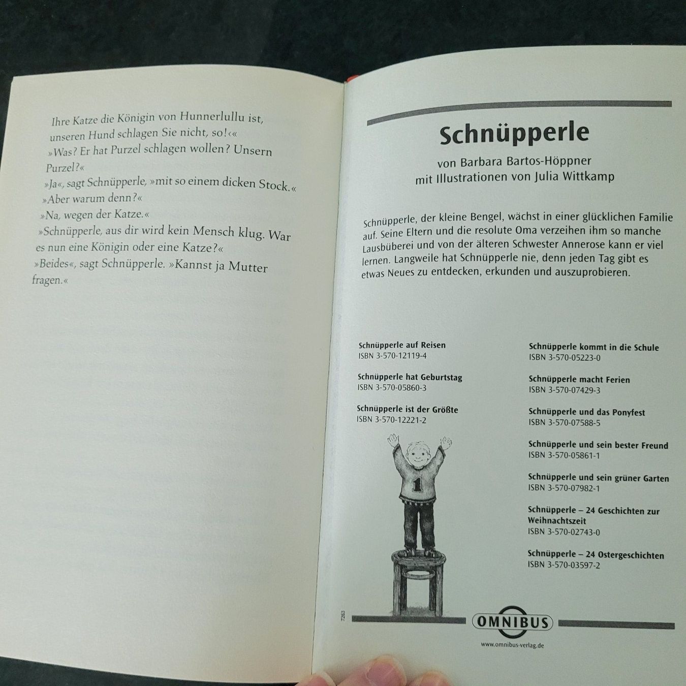 Libri: Barbara Bartos- Höppner / Schnüpperle – Nuovo (secondo la descrizione) da SCHÜBELBACH venduto da CoKaHa 9