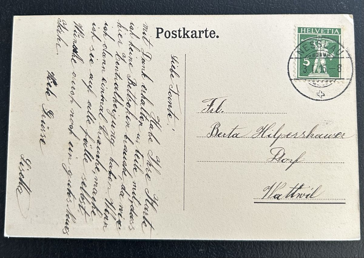 Cartoline postali: AK Nesslau  – Usato da Horw venduto da Tellbub 1