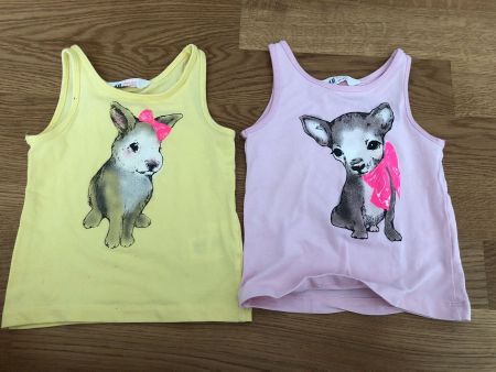 2 T-Shirts Gr. 86/92