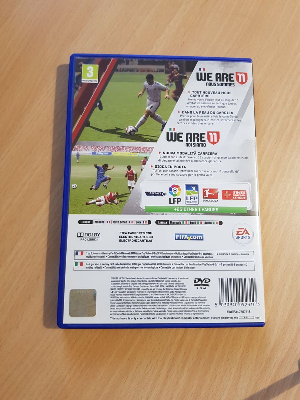 Sony Spiele: Fifa 11 /PS2 – Gebraucht aus Münchenstein von 2DGames 1