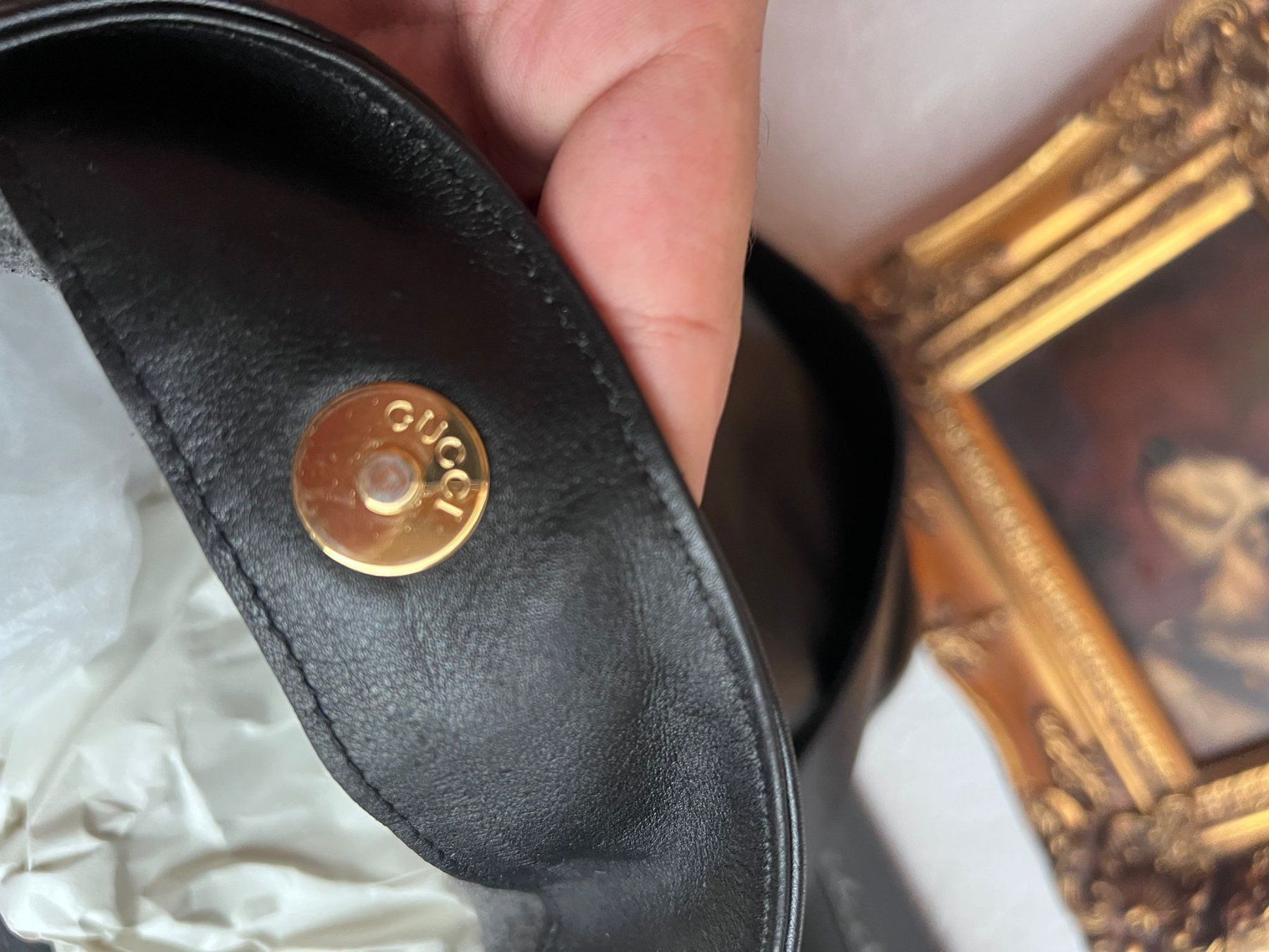 Gucci Borse da donna: Gucci Leder Maxi Tasche mit Bambusgriff – Usato da Winterthur venduto da Dejv 3