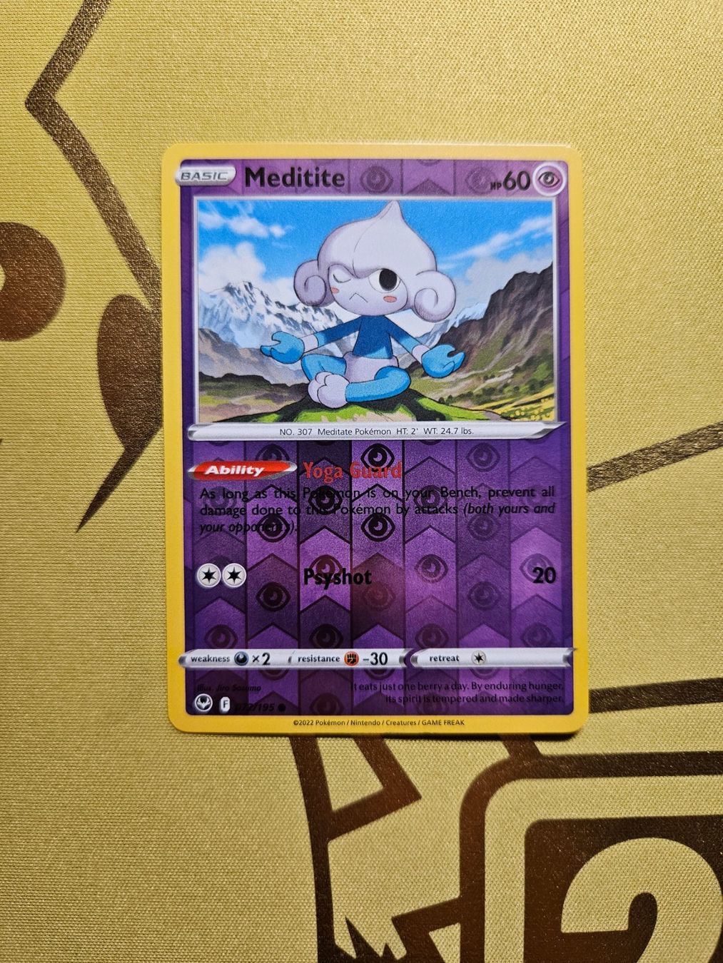 Pokémon Carte collezionabili: Silver Tempest - Meditite – Usato da Bellinzona venduto da Pokemarco