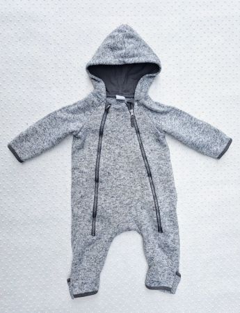 H&M Baby Winter Overall, Grau, Grösse 68