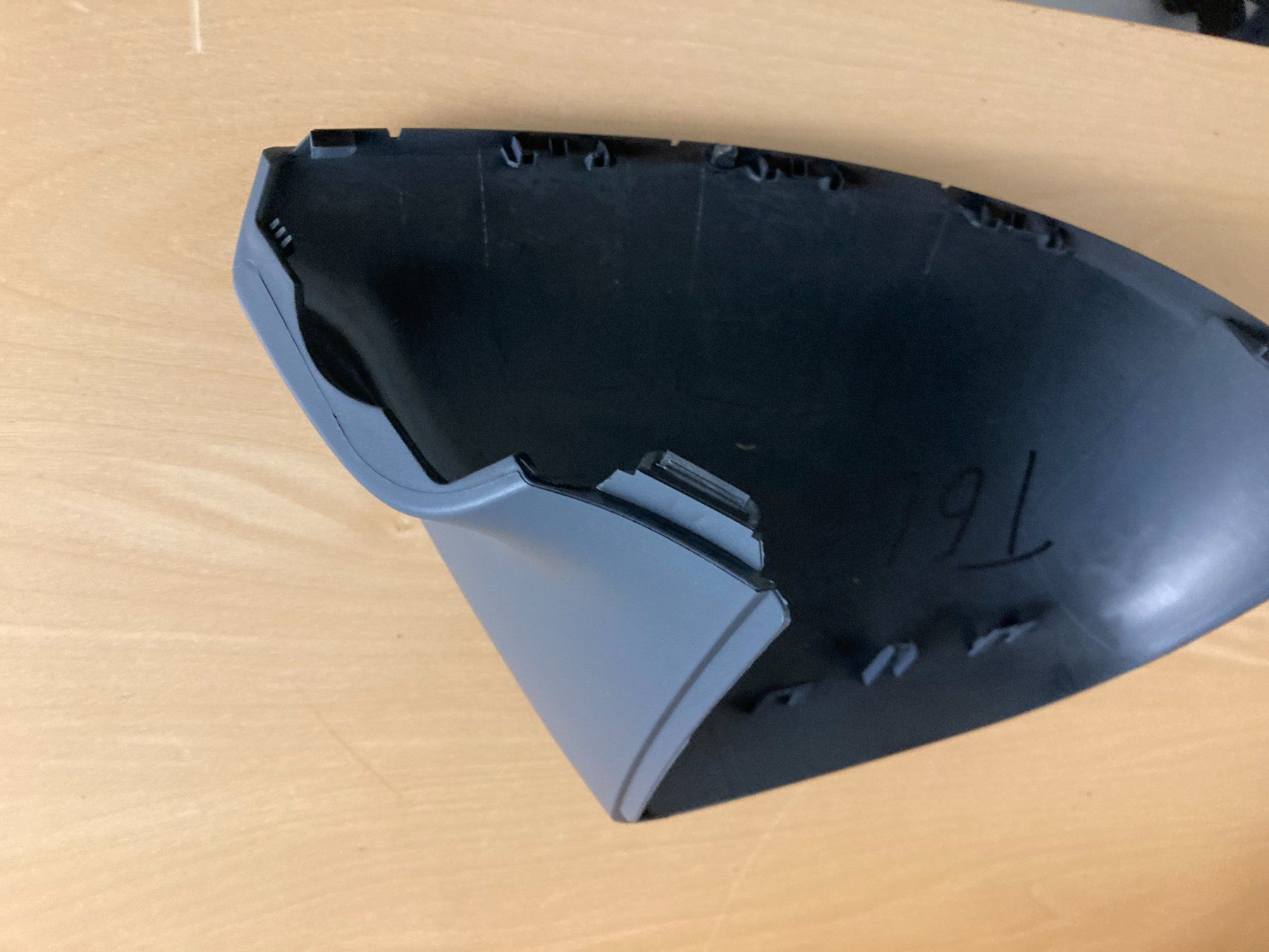 VW Tutti pezzi di ricambio auto: Spiegelkappe Links VW T6 – Nuovo e nell'imballaggio originale da Cham venduto da WB2223 3