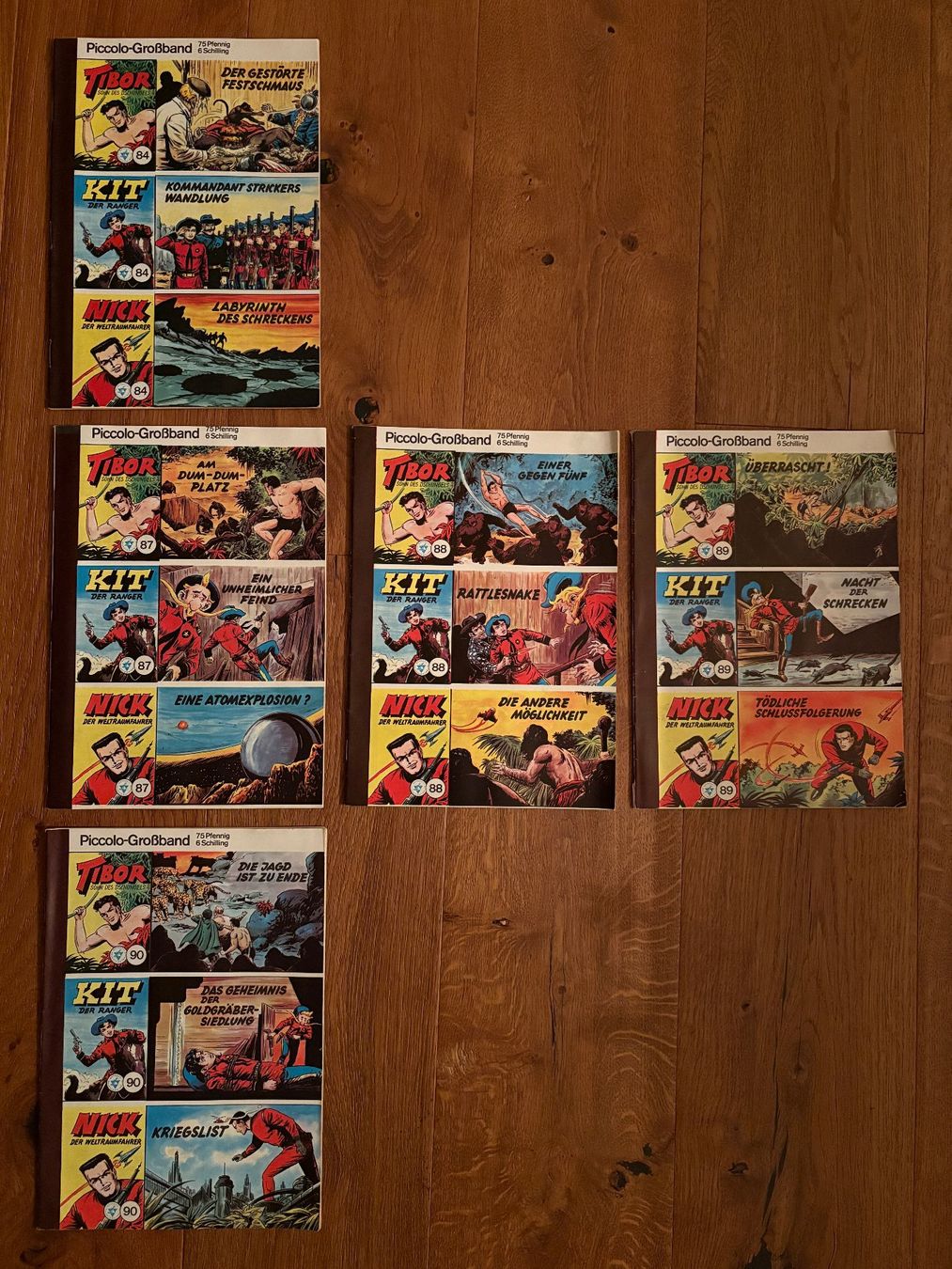 Fumetti: Comic Sammlung / TIBOR; KIT; NICK / 25 Piccolo-Grossbände – Usato da Rüeggisberg venduto da Nebel2005 4