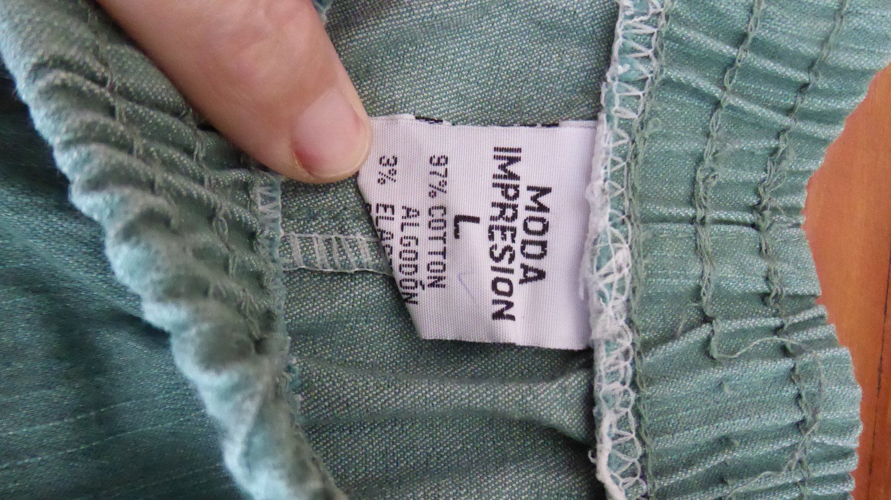 Zimmermann Pantaloni: 3/4 grüne Hose Gr L MODA IMPRESION – Usato da Sargans venduto da Benziner 3