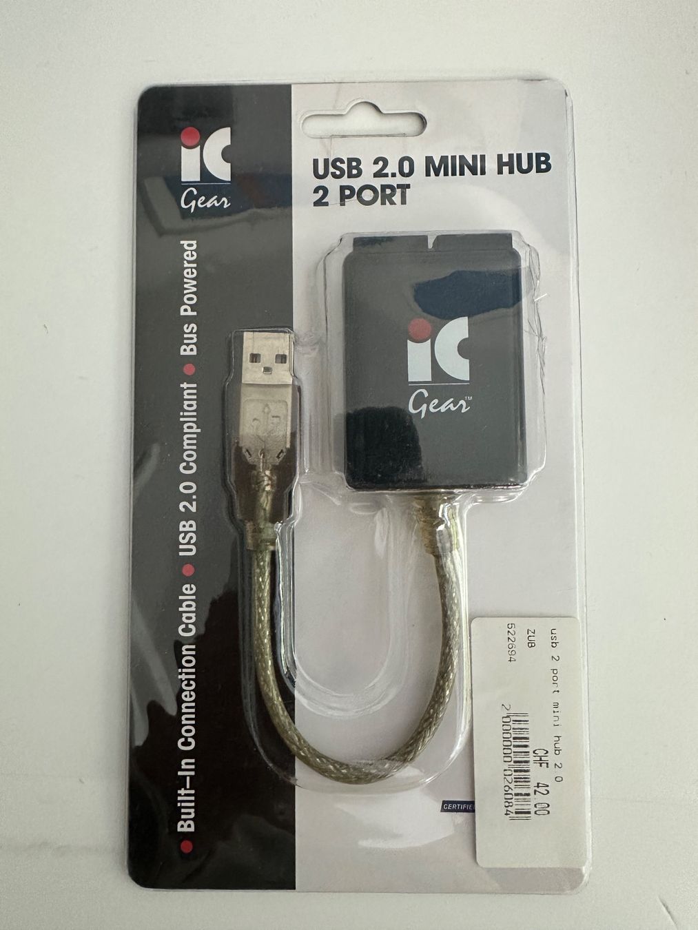 Hubs & Switches: USB 2.0 MINI HUB 2 PORT – Gebraucht aus Richterswil von Aep