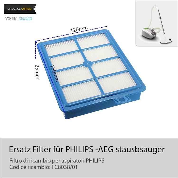 KIT De Démarrage Pour PHILIPS, 2 Pièces/paquet, Pour FC8204 FC8060 - Foto 9