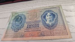 20 Kronen Oesterreichisch-Ungarische Bank 1907 Banknote