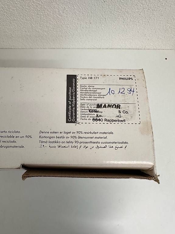 Philips Solarium: Vintage Philips Gesichtssolarium HB 171 – Usato da Obernau venduto da Arche_Noah_Brocki 9