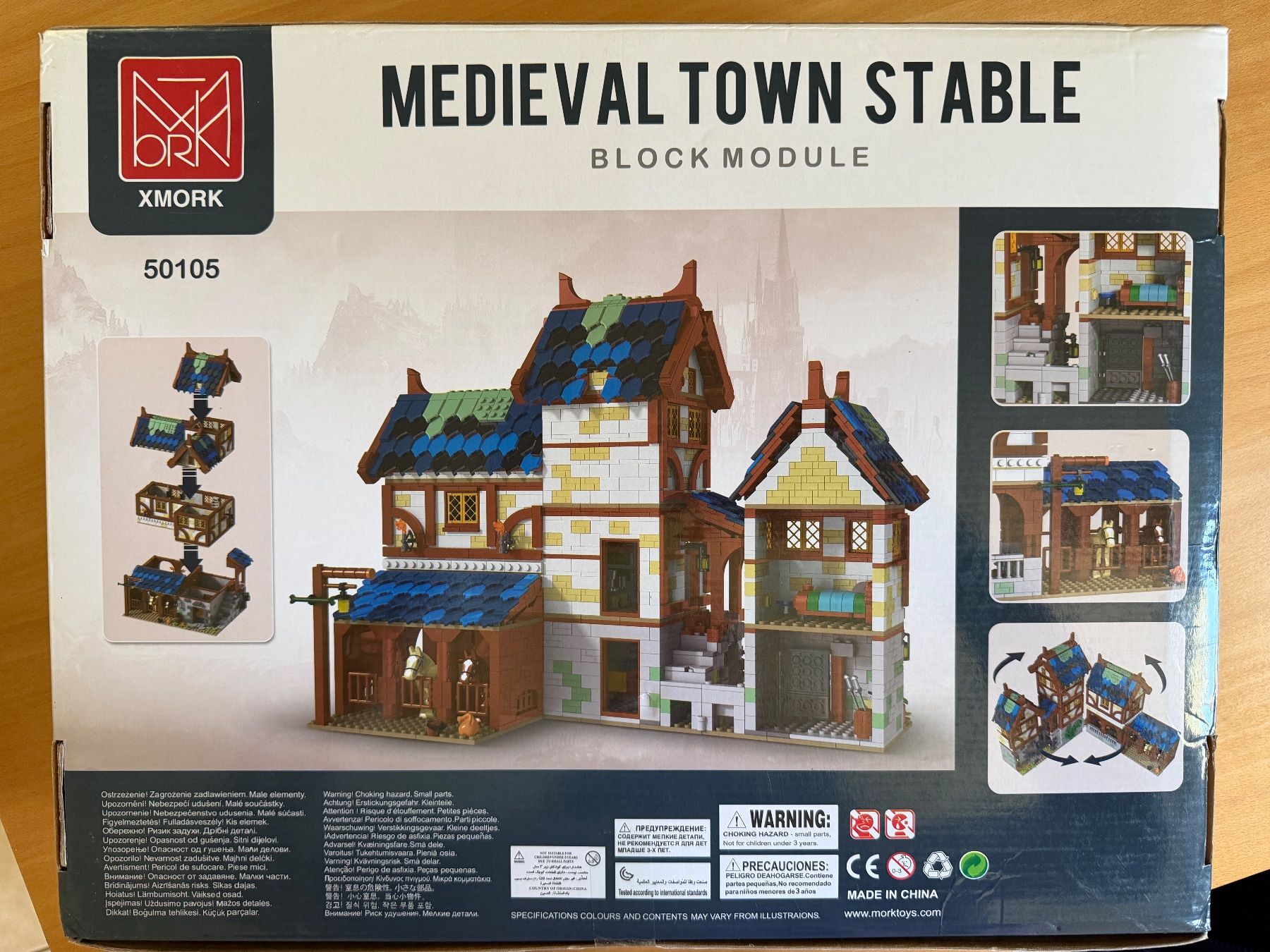 Kit di costruzioni: Klemmbausteine Medieval Town Stable Neu – Nuovo e nell'imballaggio originale da Allschwil venduto da Umanesid 3