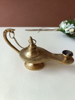 Öllampe aus Messing – Aladdins Wunderlampe / Wunderlampe mit