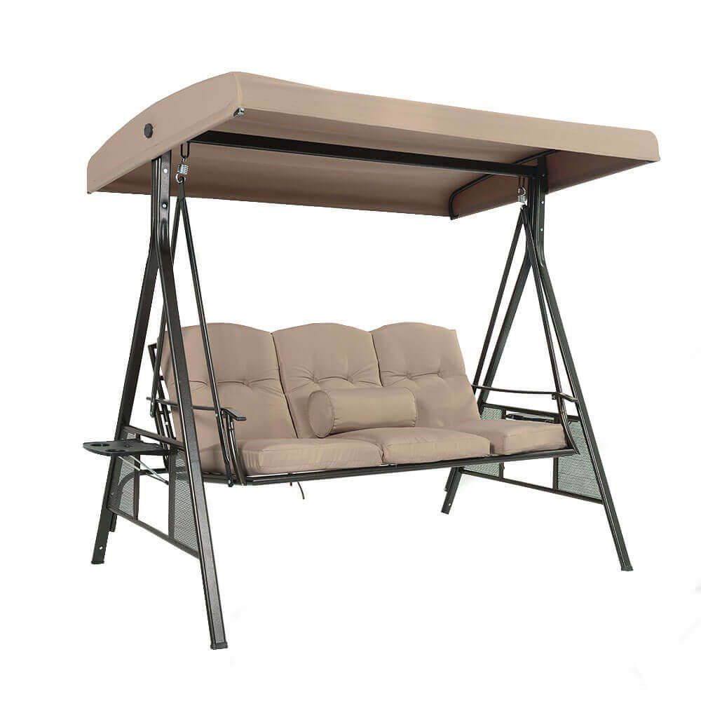 Altre altalene da giardino: 20238 - Hollywoodschaukel SOLO - Beige mit Abdeckung – Nuovo e nell'imballaggio originale da Wallenwil venduto da toesstal-vertrieb 4